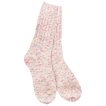 World's Softest Weekend Ragg Crew socks in Whimsy