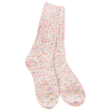 World's Softest Weekend Ragg Crew socks in Whimsy