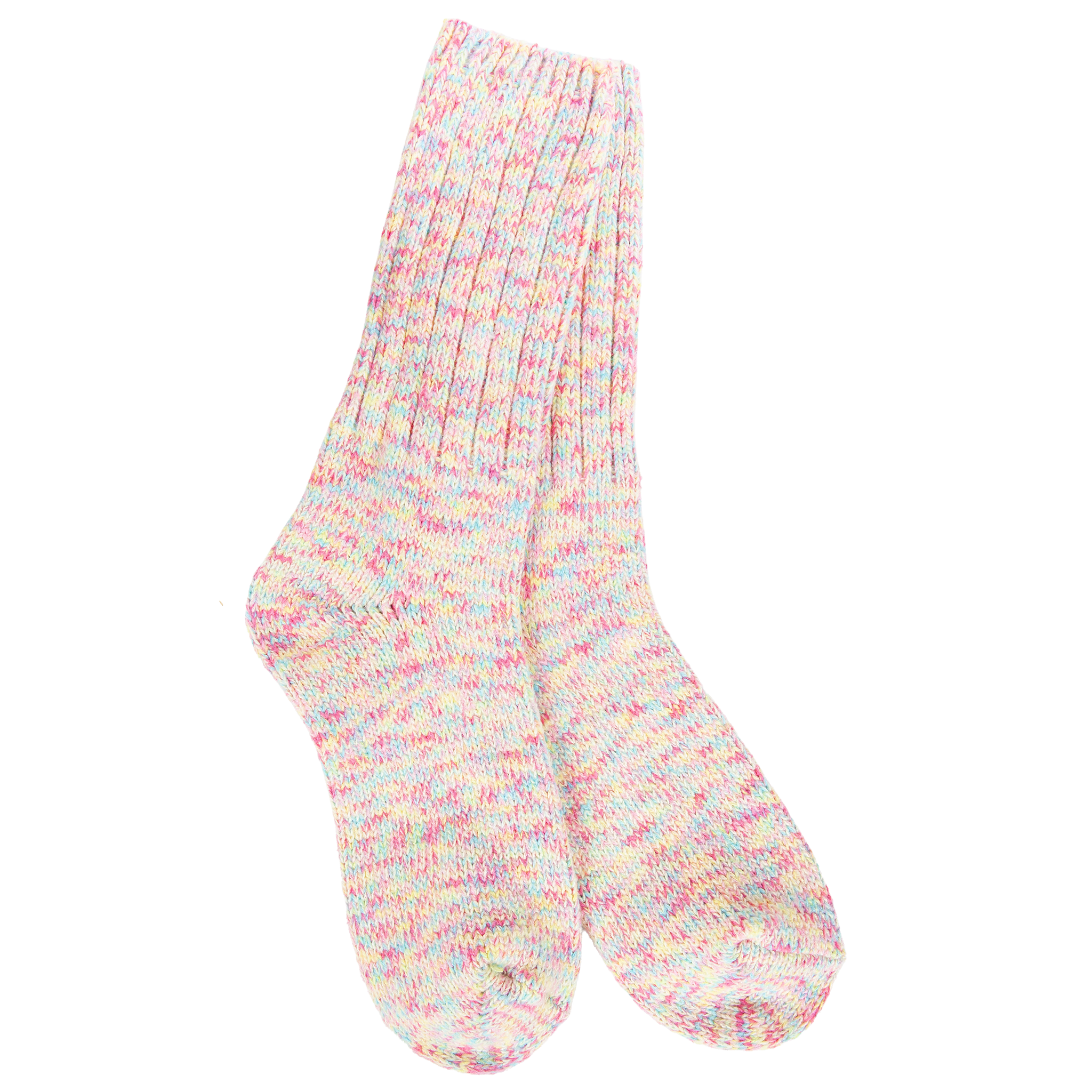 World's Softest Weekend Ragg Crew socks in Whimsy