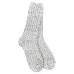World's Softest Weekend Ragg Crew socks in Rocky Confetti
