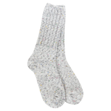 World's Softest Weekend Ragg Crew socks in Rocky Confetti