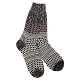 World's Softest Weekend Gallery Textured Crew socks in Nightfall Multi