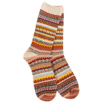 World's Softest Weekend Nordic Crew socks in Cashew