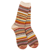 World's Softest Weekend Nordic Crew socks in Cashew