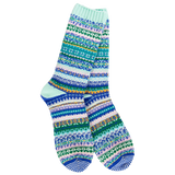 World's Softest Weekend Nordic Crew socks in Mint