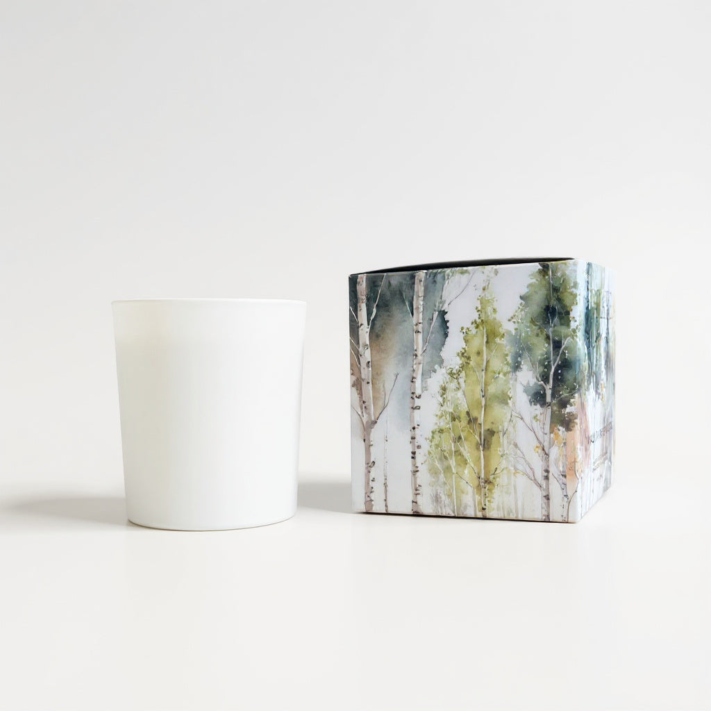 Walk in the Woods 8 oz candle styled view