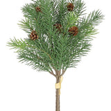 Pine and pinecone bundle, 15 inch, green and natural