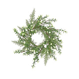 White boxwood berry wreath, 14 inch