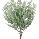 Frosted glitter cedar bush, 17 inch