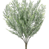 Frosted glitter cedar bush, 17 inch