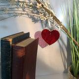 Two Became One Wedding Gift: Stained Glass Red Heart 7730