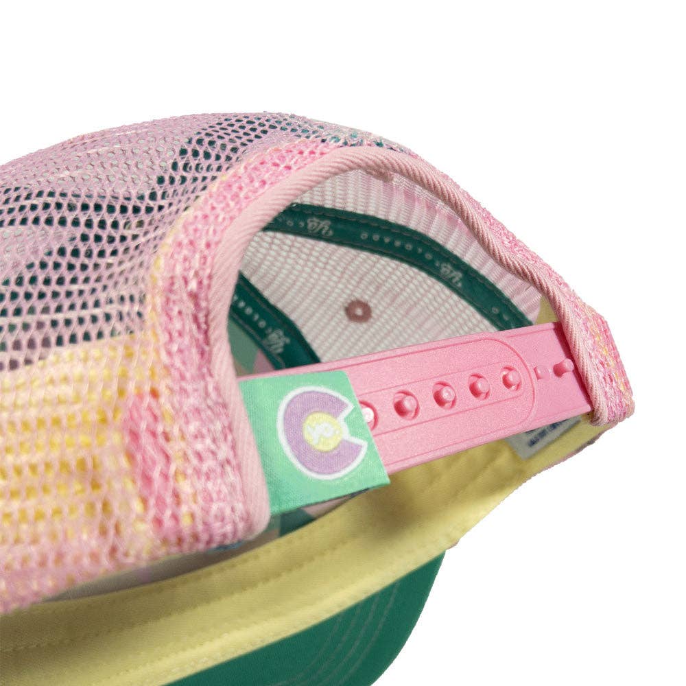 Kids' Mountain Rainbow Colorado Trucker Hat - view 5