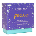 Verses for Peace Bible verse card set with display stand - front