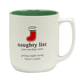 Christmas Fun Green Sayings Mug, 16 oz