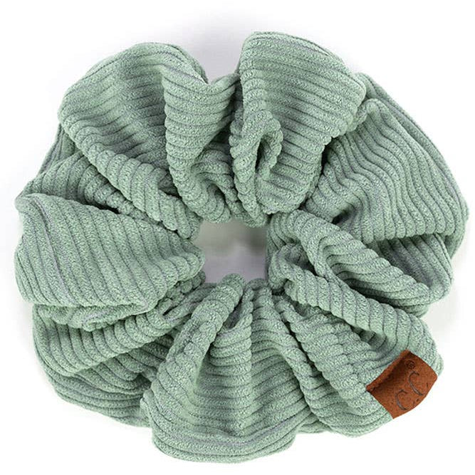 C.C Corduroy Solid Color Soft Scrunchies