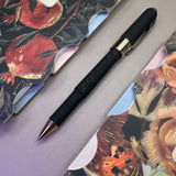 Monaco Ballpoint Pen - Black with Gold Glitter