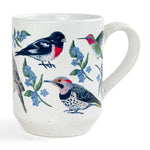Feathered Friends birds speckled ceramic mug, view 4 of 6