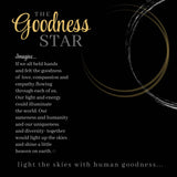 Goodness Star, Stained Glass with Hopeful Sentiment