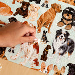 Furry Friends 1,000 piece dog breeds jigsaw puzzle, view 7 of 8