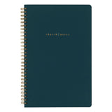 Navy Church Notes Bible study notebook with foiled hard cover