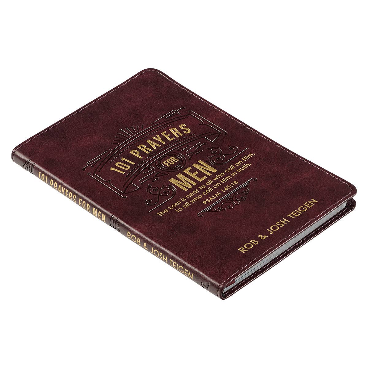 101 Prayers for Men gift book, ribbon marker detail