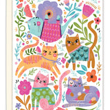Colorful Cats Blank Card