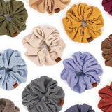 C.C Corduroy Solid Color Soft Scrunchies