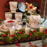 Winters Forest Christmas Ceramic Teapot, 36 oz.