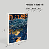 Colorado Fourteeners Ceramic Coaster
