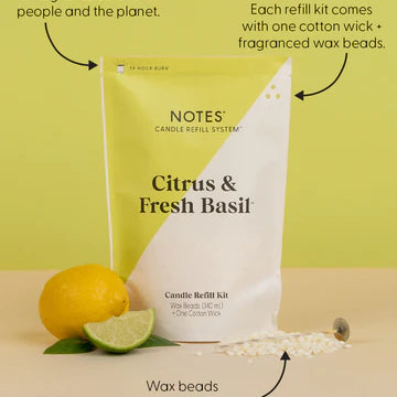 Notes Candle Refill