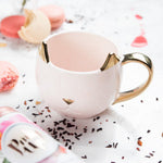 Chloe Pink Cat Ceramic Mug by Pinky Up