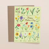 Wildflower Mother's Day Card
