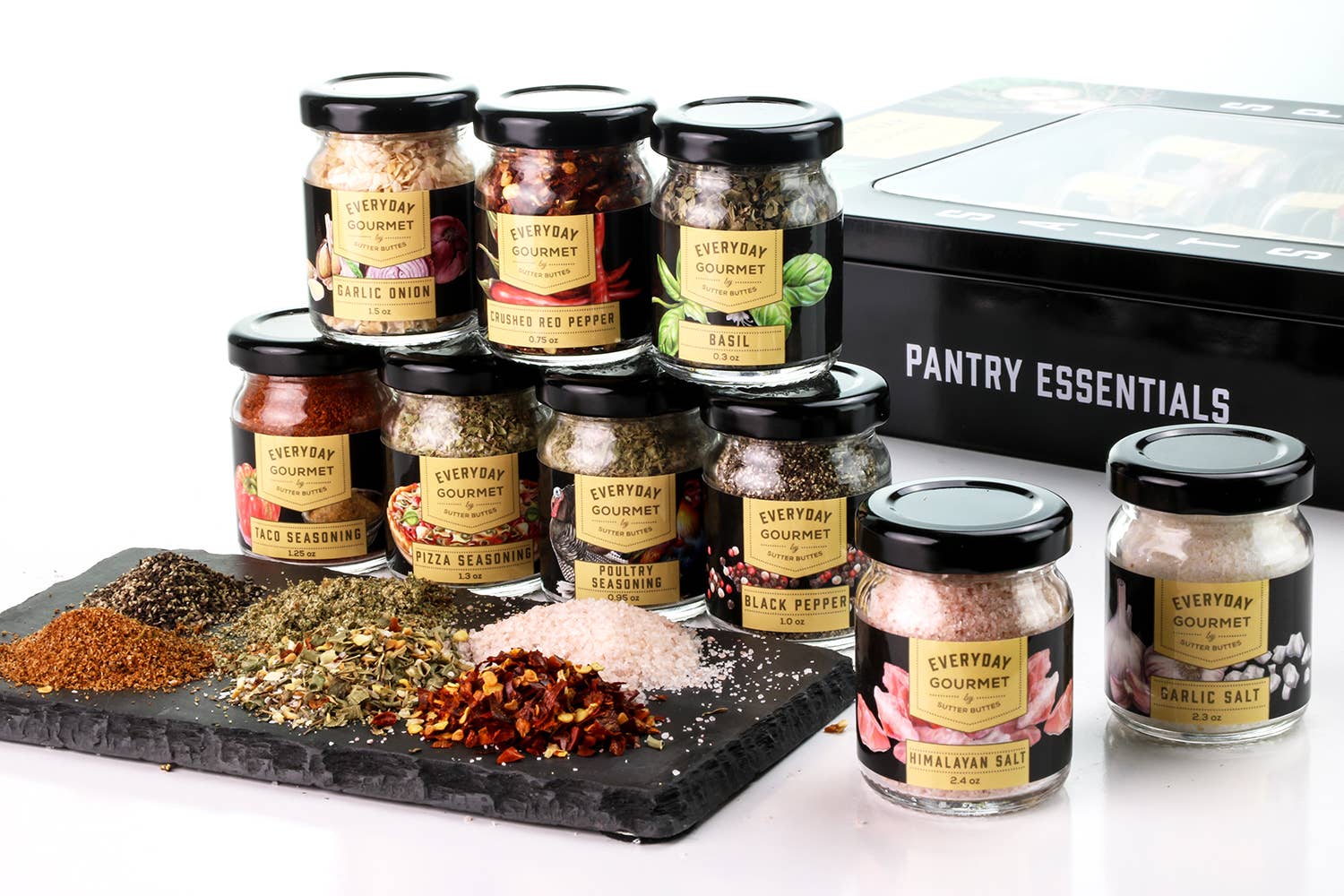 Pantry essentials spice and seasoning gift tin