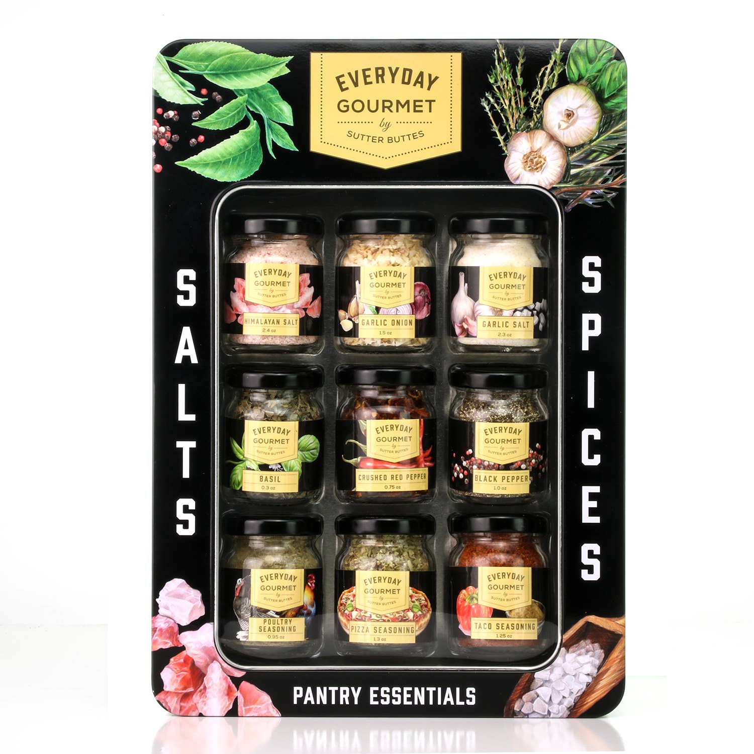 Pantry essentials spice and seasoning gift tin
