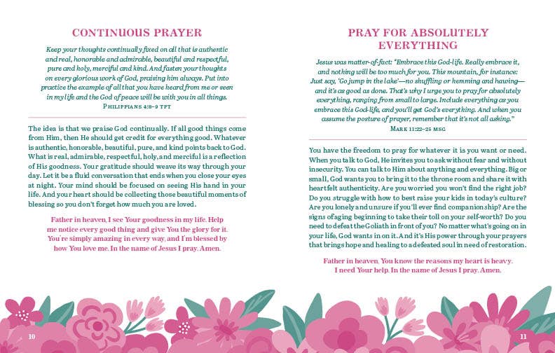 Pray and Never Give Up, Barbour Publishing book cover