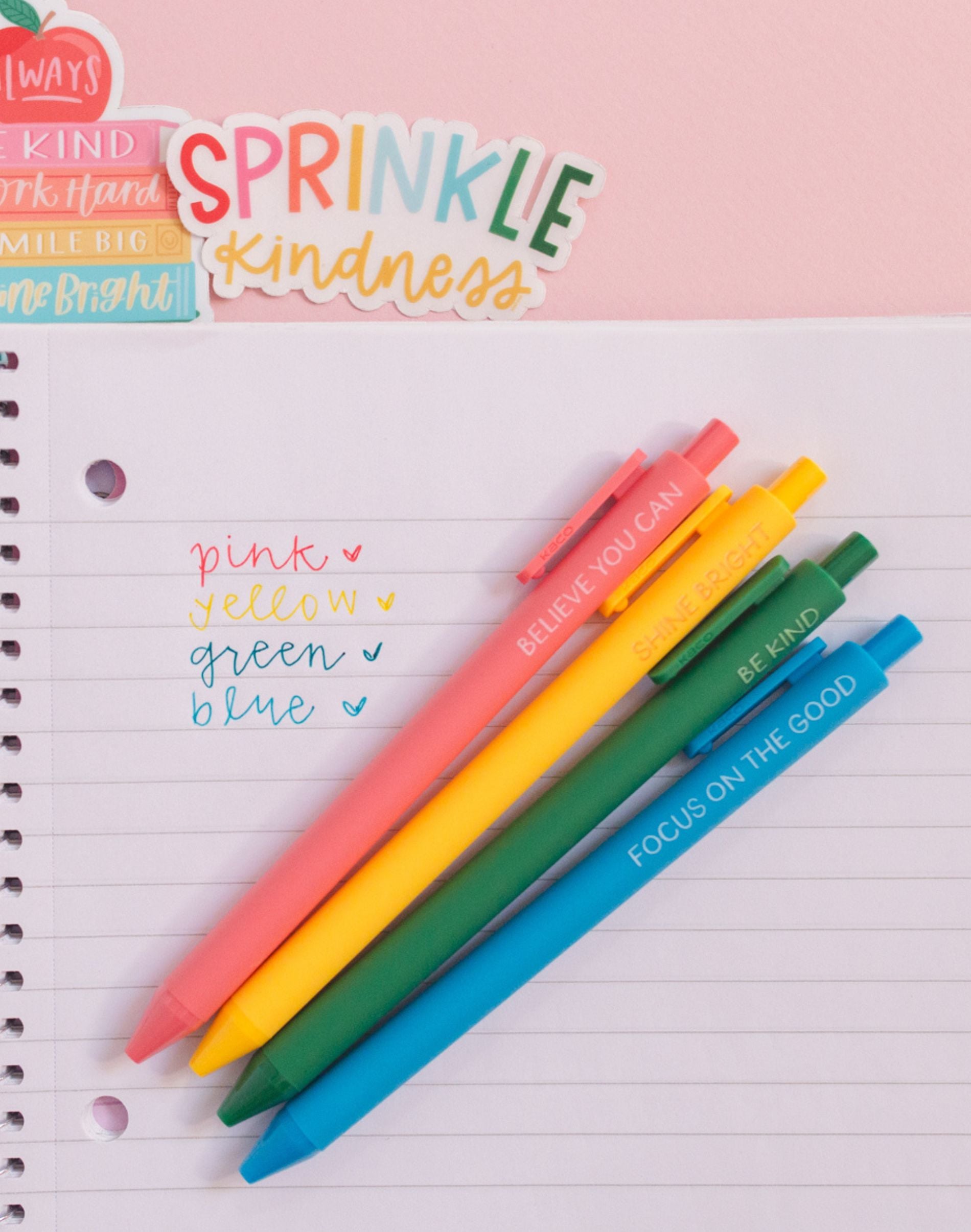 Believe You Can gel pen set of 4 - view 4
