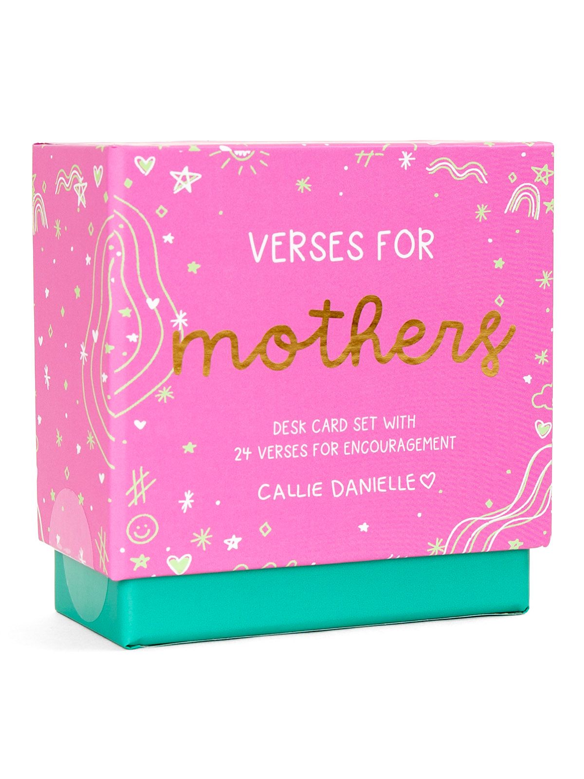 Verses for Mothers Bible verse card set with display stand - front