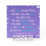 Verses for Peace Bible verse card set with display stand - view 2