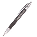 Strong and Courageous gift pen, box lid detail