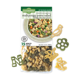 Pastabilities Mahjong Pasta Salad bag with Mahjong tile-shaped pasta