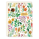 Mushrooms Ever So Grateful Thank You Card