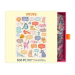 If Cats Could Talk 500 piece jigsaw puzzle, view 4
