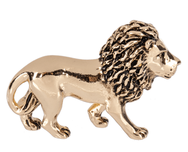 Be Brave Lion Charm token - 39 North CO 