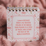 52 Weeks of Encouragement for Dancers desk flip calendar - view 2