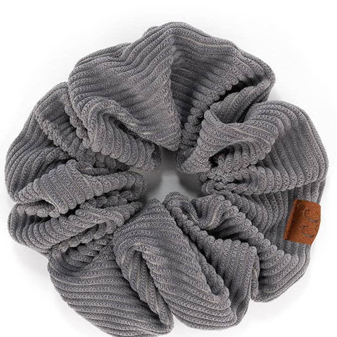 C.C Corduroy Solid Color Soft Scrunchies