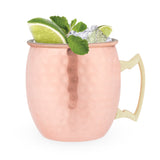 True Hammered Copper-Plated Moscow Mule Mugs