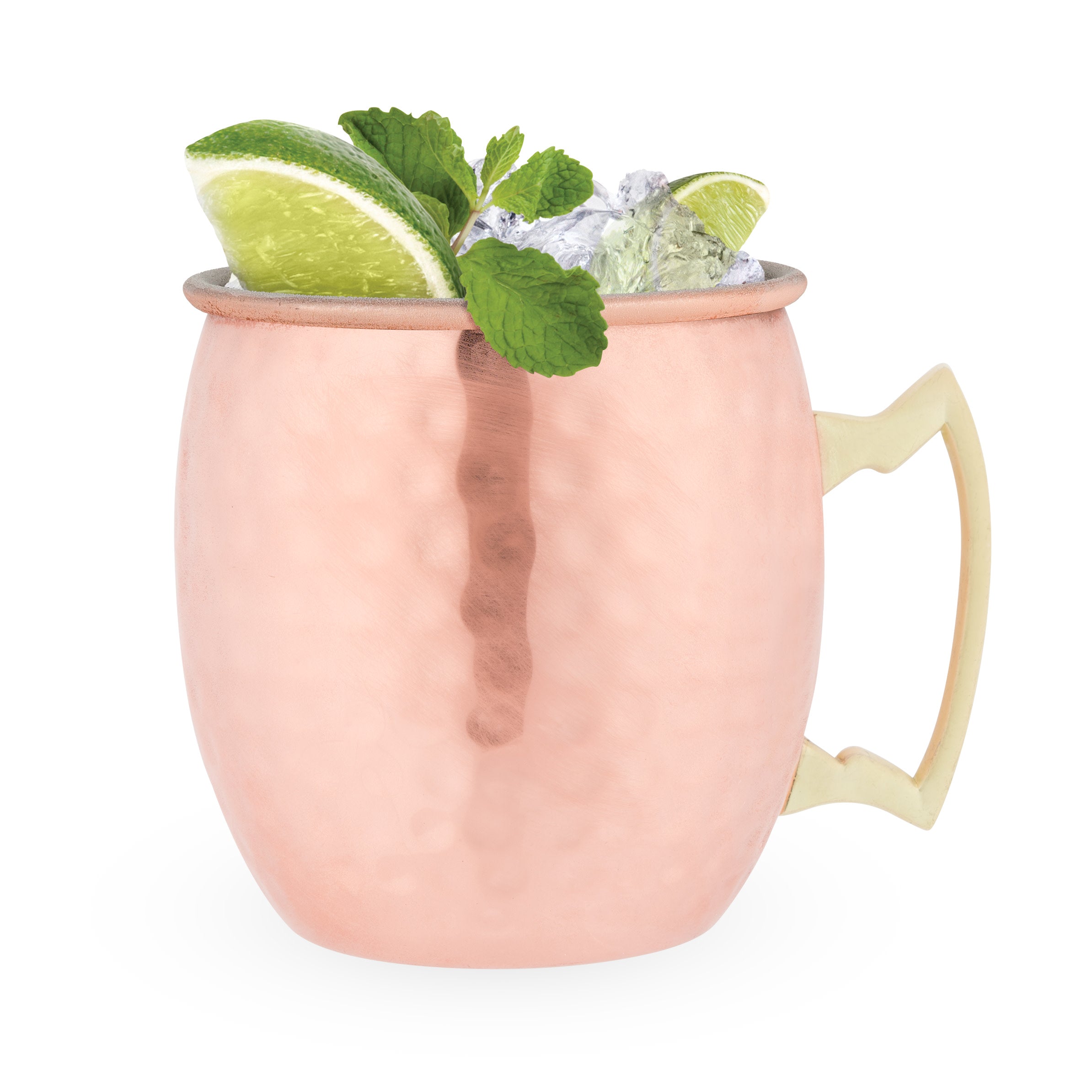 True Hammered Copper-Plated Moscow Mule Mugs
