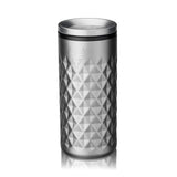 Viski Paragon Highball Tumbler in Platinum, insulated stainless steel cocktail glass