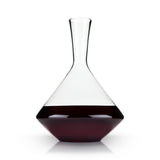 Viski Raye Angled Crystal Wine Decanter, 60 oz