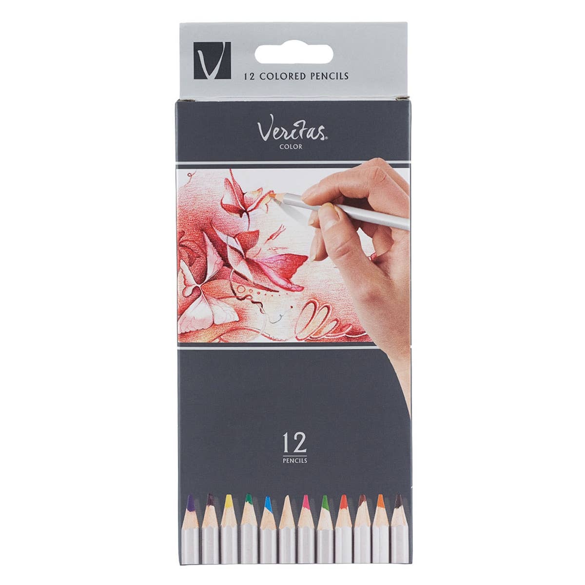 Veritas colored pencils set of 12 in packaging